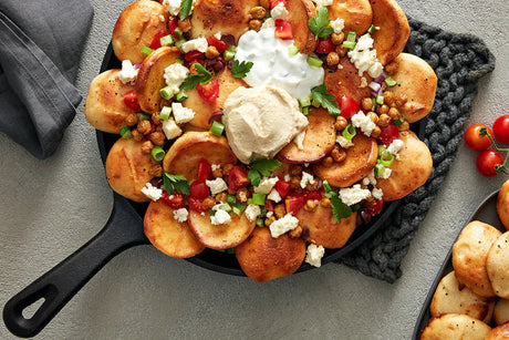 Bread Bites Mediterranean Nachos