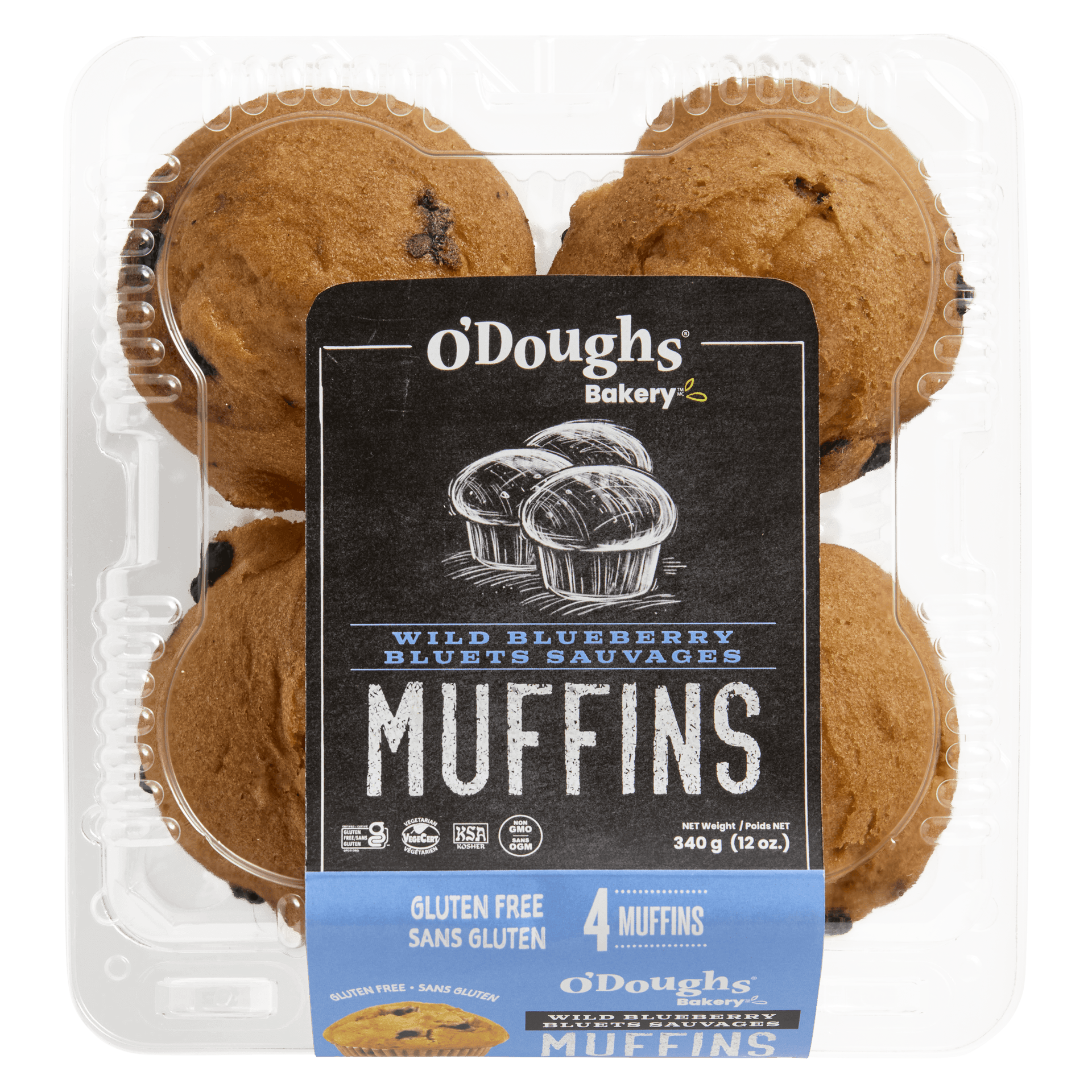 WILD BLUEBERRY MUFFINS – O'Doughs